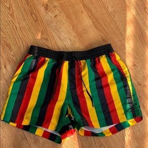 Jamaican themed bathing suit